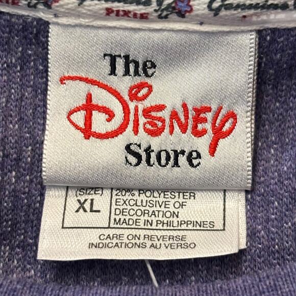 Disney Store NWT Tinkerbell Pixie Dust Embroidered Pullover Sweatshirt Size XL - Picture 5 of 6
